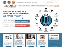 Tablet Screenshot of 4myoffice.com